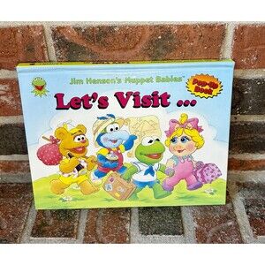 Jim Henson's Muppet Babies Pop-up Book (Landoll, 1997, Hardcover) ~ Let's Visit